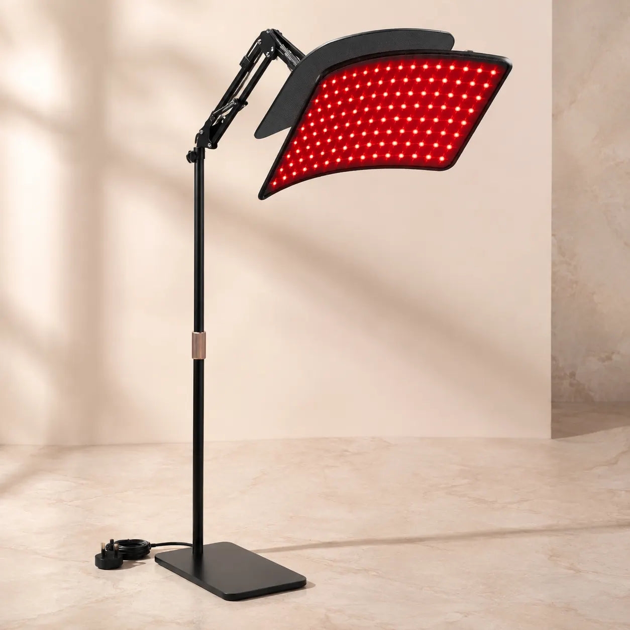 Adjustable Red Light Therapy Lamp on a clean studio background