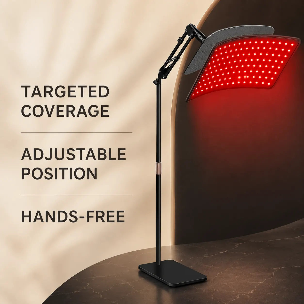 Adjustable Red Light Therapy Lamp benefits and features