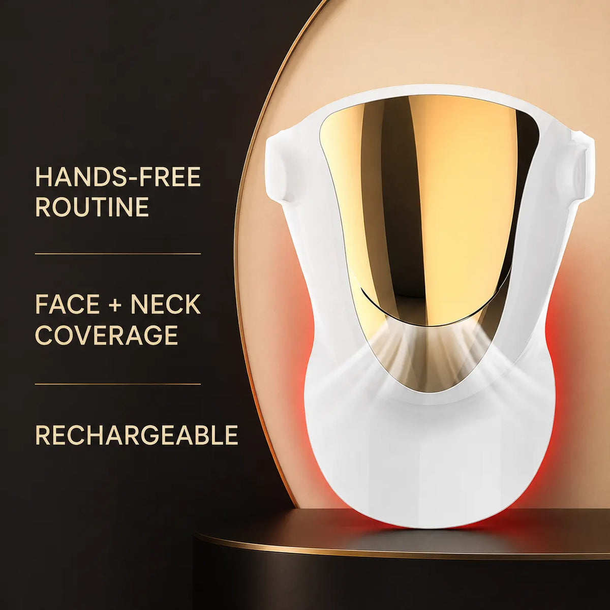 Face and Neck LED Therapy Mask benefits and features