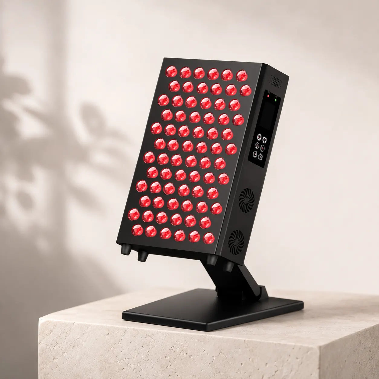 Red and Near-Infrared Therapy Panel on a clean studio background